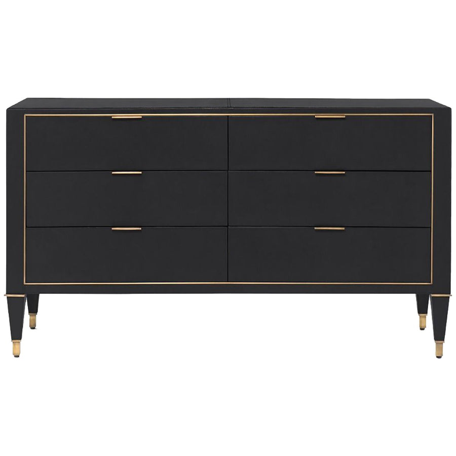 Villa & House Hunter Extra Large 6-Drawer Dresser - Black