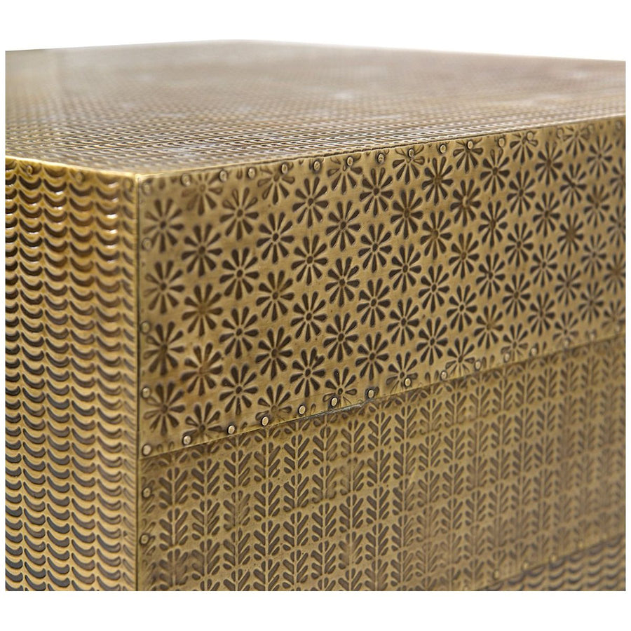 Villa & House Majorel Side Table - Antique Brass