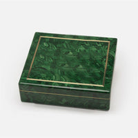 Made Goods Austen Faux Malachite Box