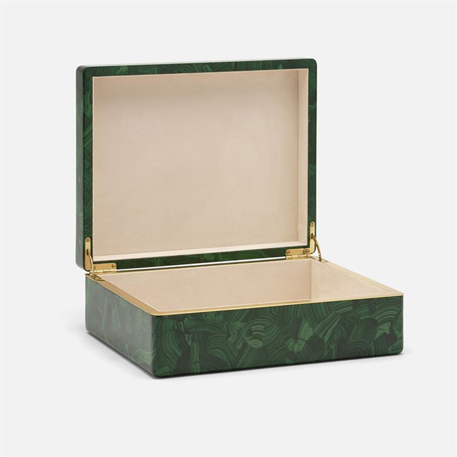 Made Goods Austen Faux Malachite Box