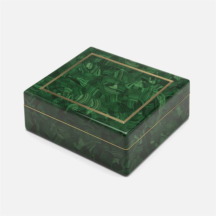 Made Goods Austen Faux Malachite Box