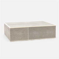 Made Goods Breck Patterned Realistic Faux Shagreen XL Box