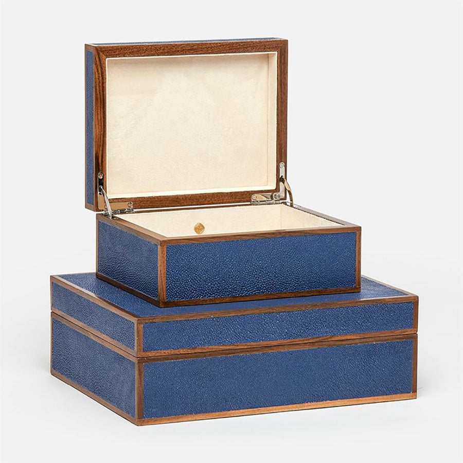 Made Goods Cooper Walnut Veneer Box Set, 2-Piece Set