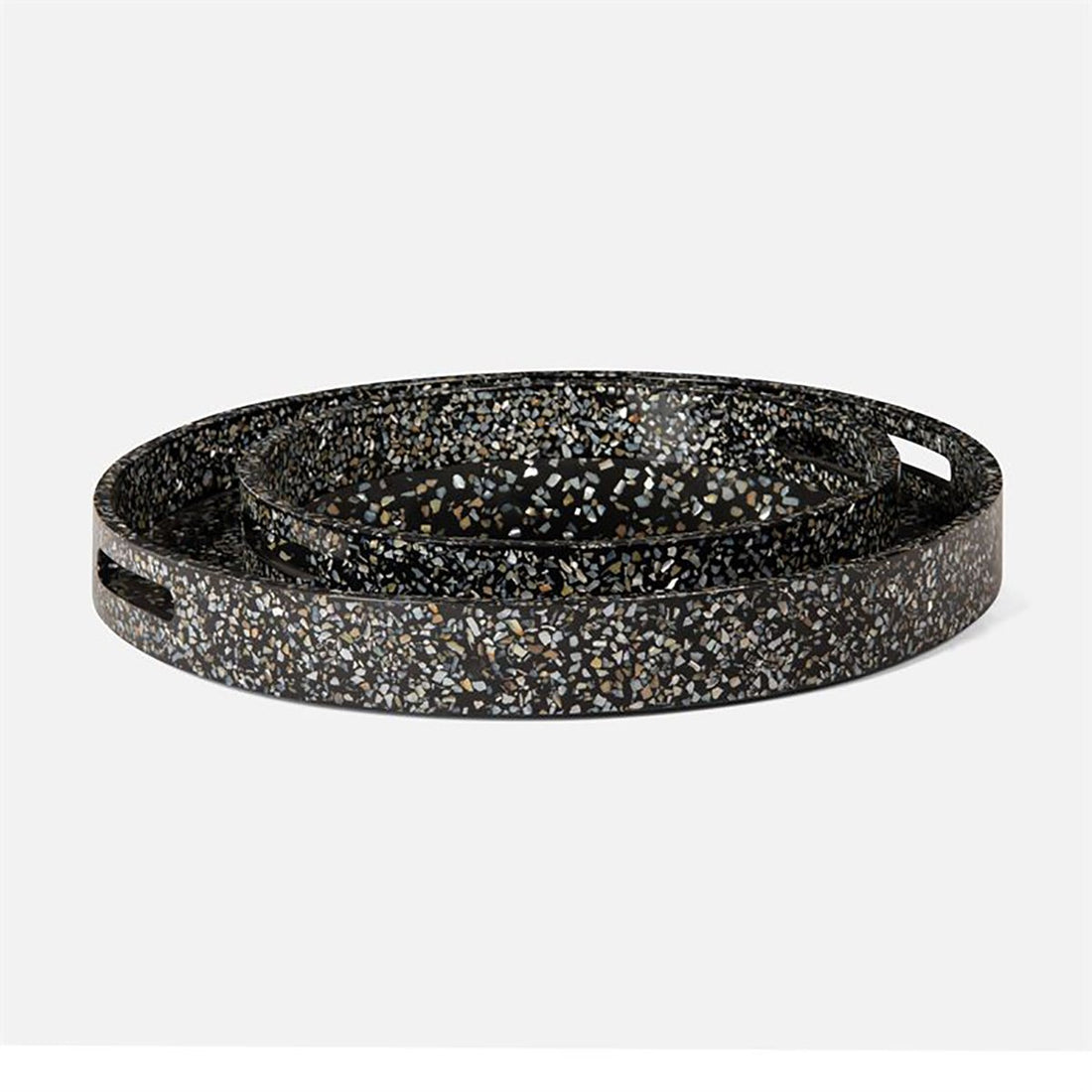 Made Goods Janison Mop Terrazzo Tray, 2-Piece Set