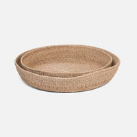 Made Goods Jiles Abaca Fiber Basket, 2-Piece Set