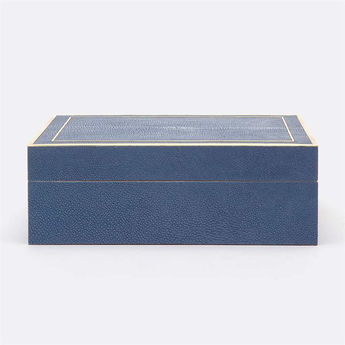 Made Goods Mateus Realistic Faux Shagreen Brass Box