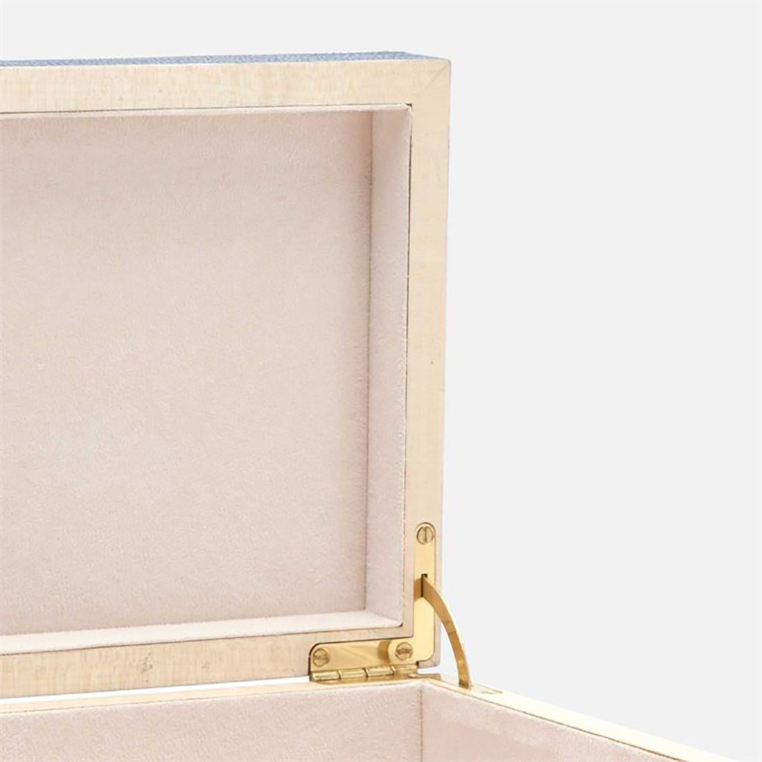 Made Goods Mateus Realistic Faux Shagreen Brass Box