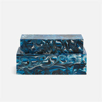 Made Goods Maverick Swirled Resin Box, 2-Piece Set