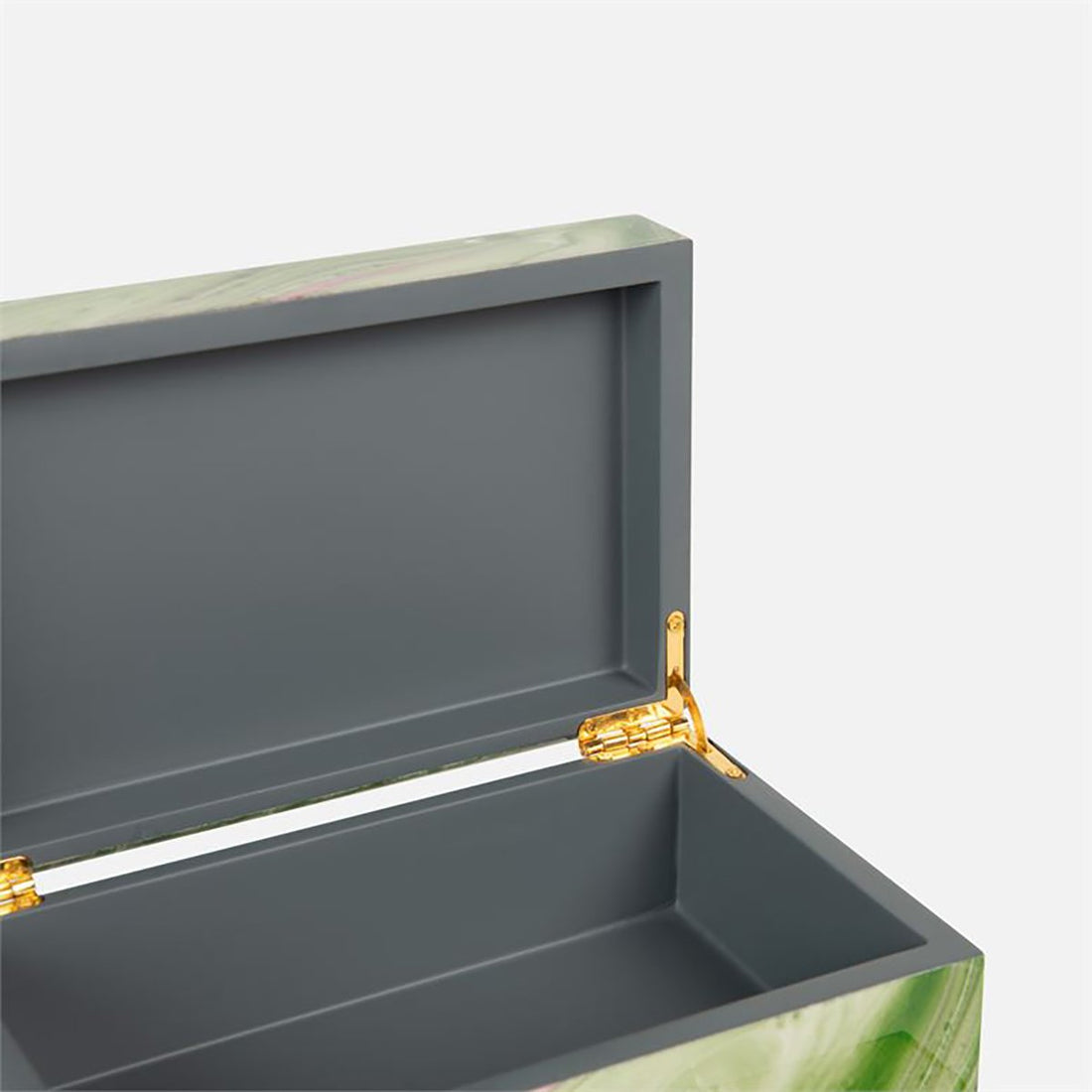 Made Goods Noelle Lacquered Resin Box, 2-Piece Set