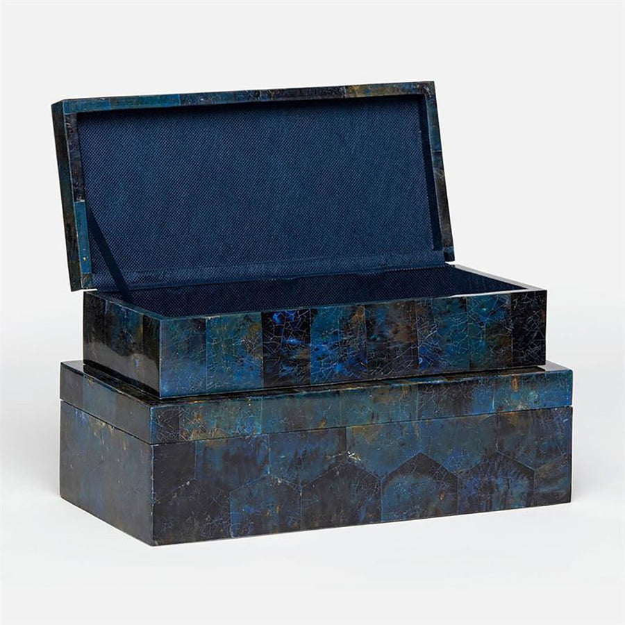 Made Goods Palma Pressed Shell Box, 2-Piece Set