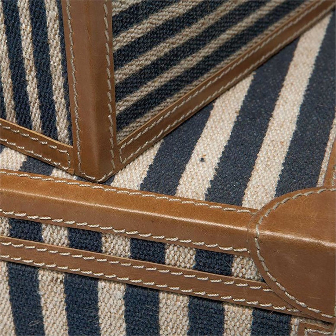 Made Goods Sawyer Striped Jute Boxes, 2-Piece Set