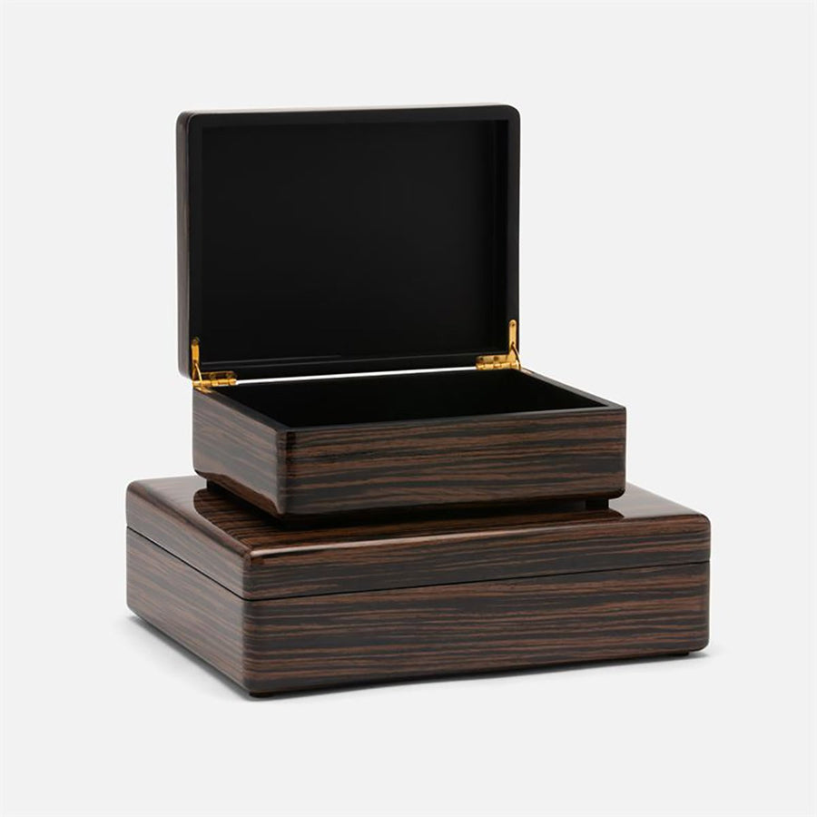 Made Goods Vareck Veneer Box, 2-Piece Set