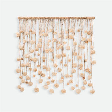 Made Goods Baxton Raffia Pouf Wall Art