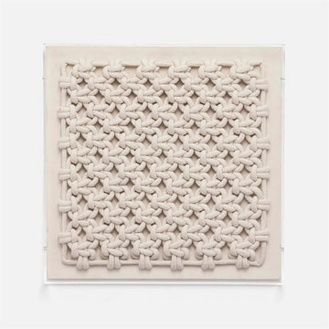 Made Goods Bello 24-Inch Macrame Rope Wall Art