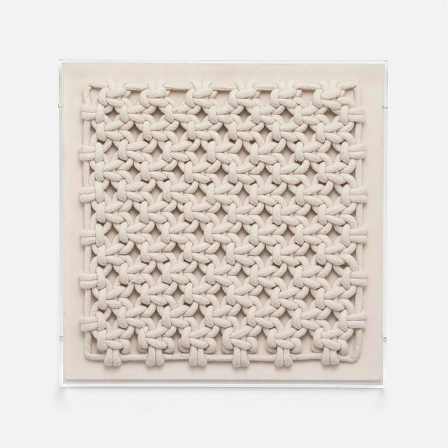 Made Goods Bello 24-Inch Macrame Rope Wall Art