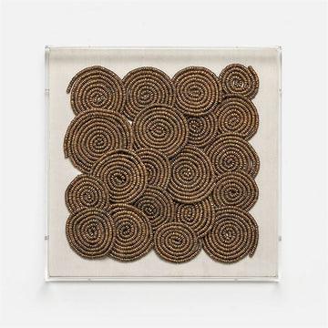 Made Goods Diesel 20-Inch Spiral Bead Wall Art