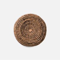 Made Goods Qiana 20-Inch Round Coco Bead Wall Art