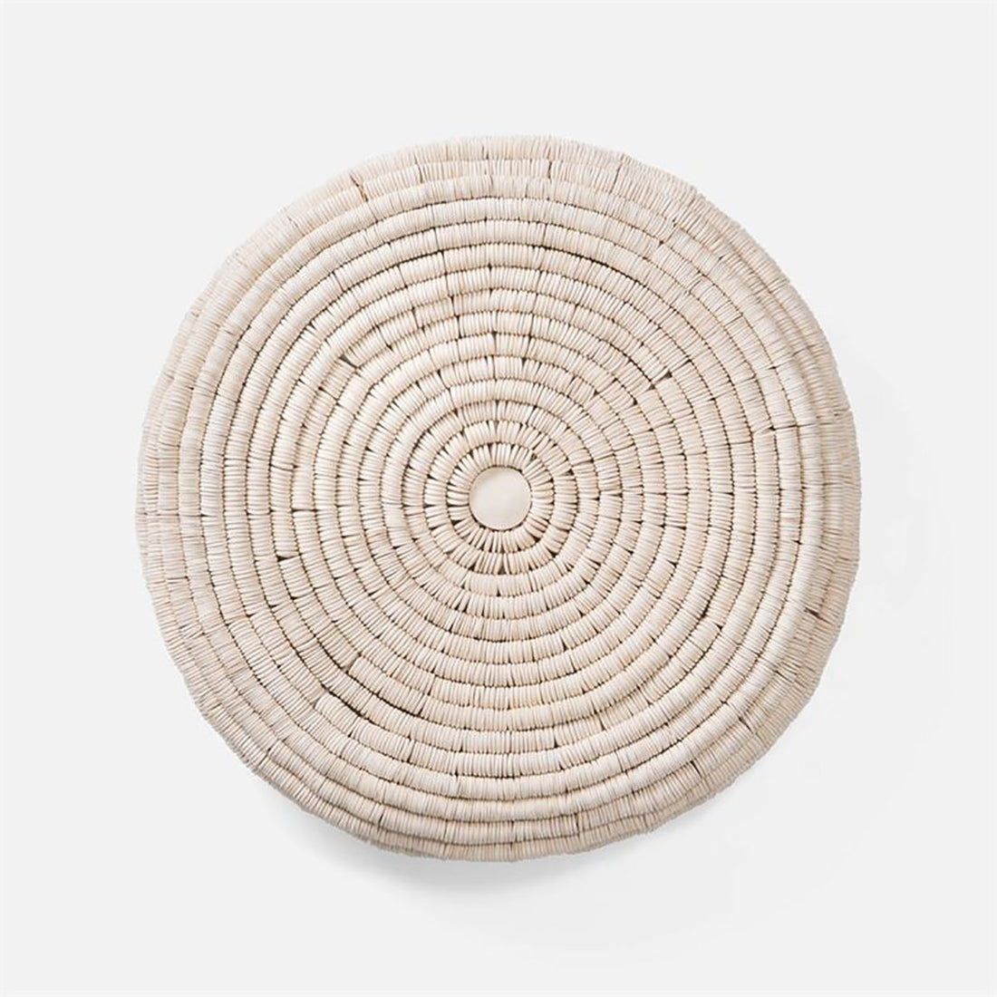 Made Goods Qiana 28-Inch Round Coco Bead Wall Art