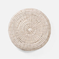 Made Goods Qiana 28-Inch Round Coco Bead Wall Art